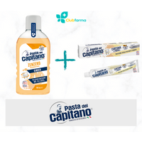 Pasta del capitano collutorio zenzero 400ml + dentifricio curcuma & propoli