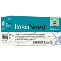 Insuneed g32 4mm ago penna per insulina 100 aghi