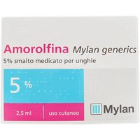 Amorolfina mylan generics 5% smalto medicato per unghie 2,5ml