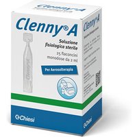 Clenny a soluzione fisiologica sterile per aerosolterapia 25 flaconcini monodose da 2 ml
