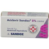 Aciclovir sandoz crema 5% 3g