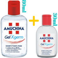Amuchina gel mani x-germ 80ml + 30ml