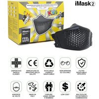 Imask2 mascherina bambini - colore nero