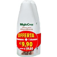 Migliocres Shampoo riequilibrante per capelli stressati 200ml + 200ml
