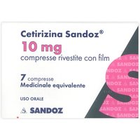 Cetirizina sand*7cpr riv 10mg