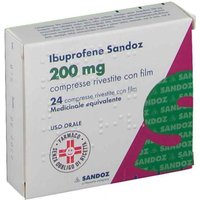 Ibuprofene sandoz 24 compresse 200mg