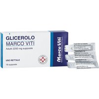 Marco Viti glicerolo adulti 18 supposte 2500mg