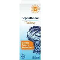 Bepanthenol tattoo crema solare protettiva spf 50+ 50ml