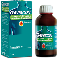 Gaviscon sciroppo per il bruciore di stomaco occasionale gusto menta sospensione orale 200ml