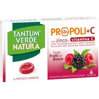 Tantum verde natura 15 pastiglie gommose frutti di bosco