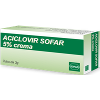 Aciclovir sofar*crema 5% 3g