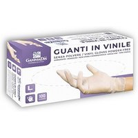 Guanti vinile s polv m 100pz