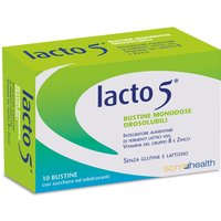 Lacto 5 10 bustine oros s/glut