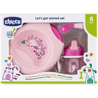 Ch set pappa 6m+ rosa c/cucch