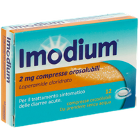 Imodium 12 compresse orosol 2mg