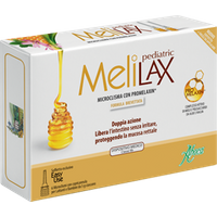 Melilax pediatric con Promelaxin per liberare l'intestino senza irritare 6 microclismi
