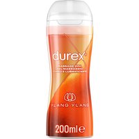 Durex massage 2 in 1 ylang ylang gel lubrificante delicato a base acquosa indicato anche per i massaggi 200ml