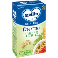Mellin rigatini con piselli