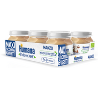 Humana omog manzo bio 6x80g