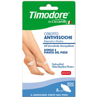 Timodore cerotto medio antivesciche per dorso e pianta del piede 5 pezzi