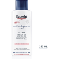 Eucerin UreaRepair Plus 5% urea emulsione idratante per pelle secca, tesa e ruvida con fragranza delicata 250ml