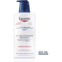 Eucerin UreaRepair Plus 5% urea emulsione idratante per pelle secca, tesa e ruvida fragranza delicata 400ml