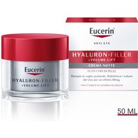 Eucerin Hyaluron-Filler +Volume-Lift crema viso notte anti-età per tutti i tipi di pelle 50ml