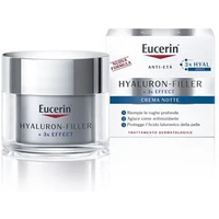 Eucerin Hyaluron-Filler +3x Effect crema viso notte anti-età per tutti i tipi di pelle 50ml