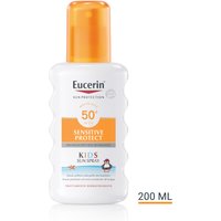 Eucerin Sun Protection Sensitive Protect Kids spray corpo solare resistente all'acqua e senza profumo SPF50+ 200ml