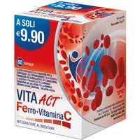 Vita Act Ferro + Vitamina C 60 capsule