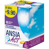 Ansia Act per favorire il rilassamento e il tono dell'umore 21 capsule molli
