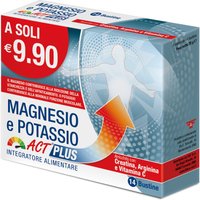 Magnesio e Potassio Act Plus contro stanchezza e affaticamento 14 bustine