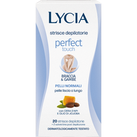 Lycia Perfect Touch strisce depilatorie braccia e gambe per pelli normali 20 strisce