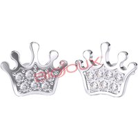 Bjt705 orecchini baby crown ss