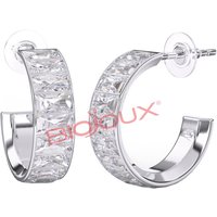 Bjt327 orecchini cloe white ss