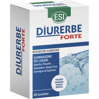 Esi Diurerbe Forte diuretico e drenante per l'eliminazione dei liquidi 40 tavolette