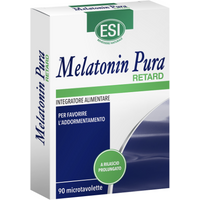 Esi Melatonin Pura Retard a rilascio prolungato per favorire l'addormentamento 90 microtavolette