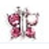 In848s2 farfall cristal rosa