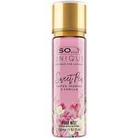 So unique sweet pea body mist