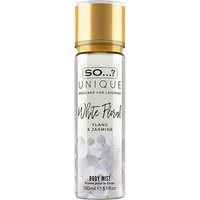So unique white floral mist