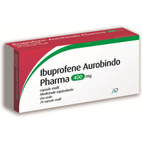 Ibuprofene aur 20 capsule mol 400mg