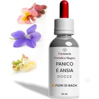 Fiori di Bach Gocce Rimedio Naturale per Attacchi di Panico e Ansia Acuta 30 ml