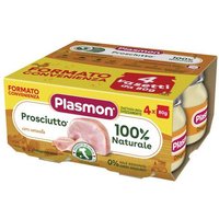 Plasmon omogeneizzato prosciutto 4 vasetti da 80g