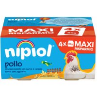 Nipiol omogeneizzato pollo 4 vasetti da 80g