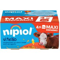 Nipiol omogeneizzato vitello 4 vasetti da 80g