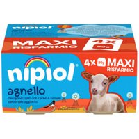 Nipiol omogeneizzato agnello 4 vasetti da 80g