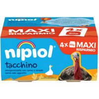 Nipiol omogeneizzato tacchino 4 vasetti da 80g
