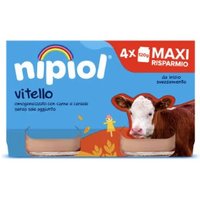 Nipiol omogeneizzato vitello 4 vasetti da 120g