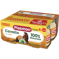 Plasmon omogeneizzato cavallo 4 vasetti da 80g