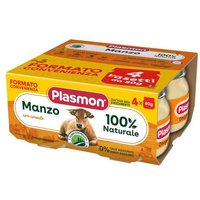 Plasmon omogeneizzato manzo 4 vasetti da 80g